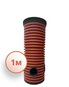 Дренажный колодец d368 h1000 с зеленой крышкой (отводы 160 мм) 0